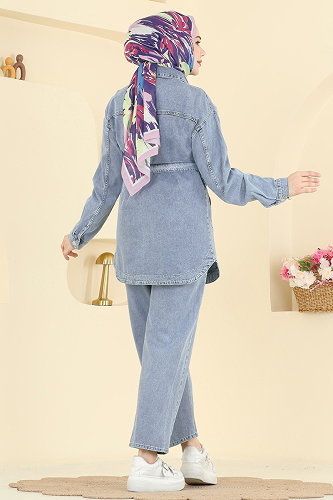 moda selvim Combined 2401ORG1169 Denim - Thumbnail