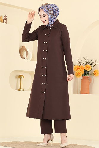 moda selvim Combined 24020UKB139 Brown - Thumbnail