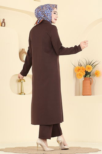 moda selvim Combined 24020UKB139 Brown - Thumbnail