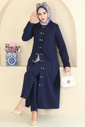 moda selvim Combined 24020UKB139 Navy Blue - Thumbnail