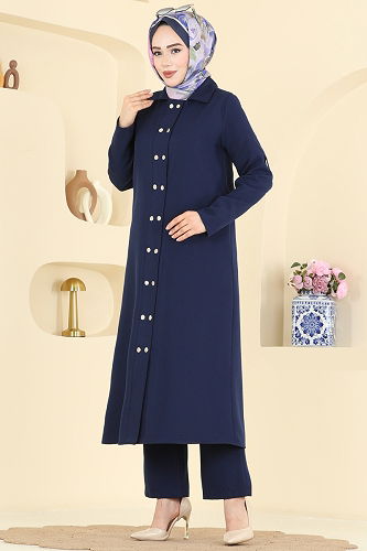 moda selvim Combined 24020UKB139 Navy Blue - Thumbnail