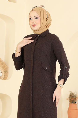 moda selvim Combined 24021UKB139 Brown - Thumbnail