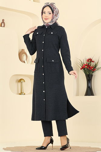 moda selvim Combined 24022UKB139 Black - Thumbnail