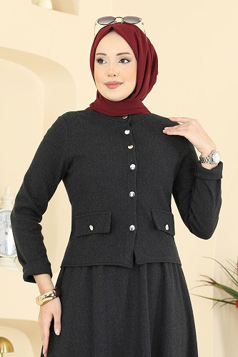 moda selvim Combined 24024UKB139 Black - Thumbnail