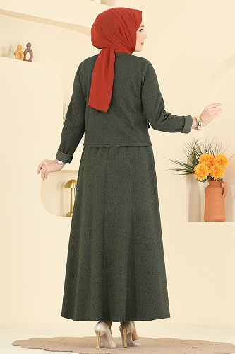 moda selvim Combined 24024UKB139 Khaki - Thumbnail