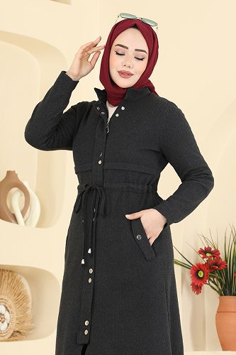 moda selvim طقم أسود 24027UKB139 - Thumbnail