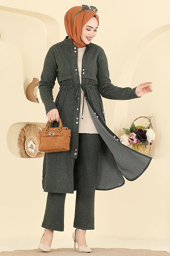 moda selvim Combined 24027UKB139 Khaki - Thumbnail