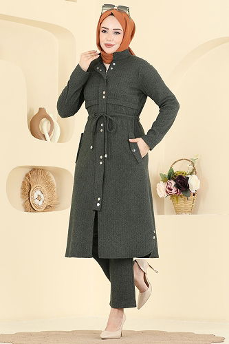 moda selvim Combined 24027UKB139 Khaki - Thumbnail