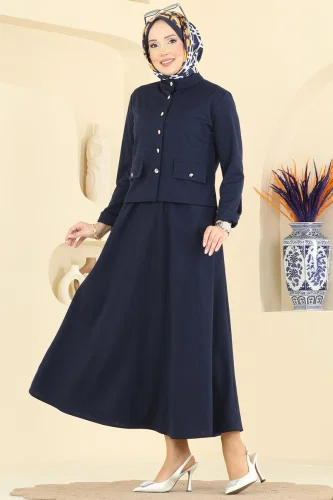 U.K.B. - Combined 24035UKB139 Navy Blue