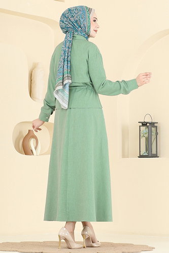 moda selvim Combined 24040UKB139 Almond Green - Thumbnail