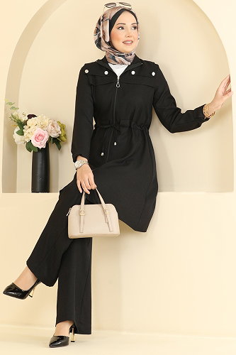 moda selvim Combined 24041UKB139 Black - Thumbnail
