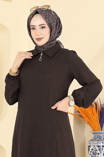 moda selvim Combined 24042UKB139 Brown - Thumbnail