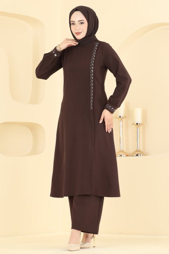 U.K.B. - طقم بني غامق 24043UKB139
