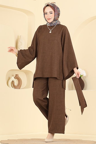 moda selvim Combined 24048UKBK1160 Brown - Thumbnail