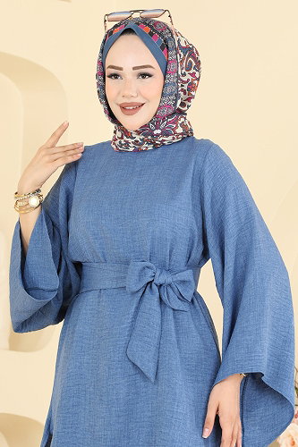 moda selvim Combined 24048UKBK1160 Indigo - Thumbnail