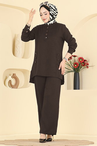 moda selvim Combined 24049UKB139 Brown - Thumbnail