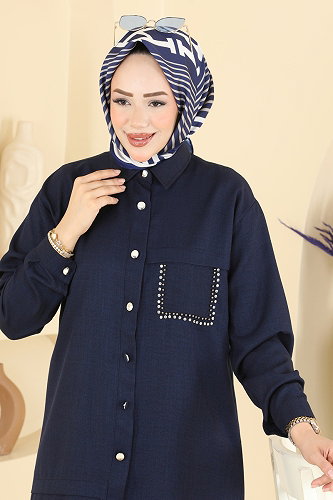 moda selvim Combined 24050UKB139 Navy Blue - Thumbnail