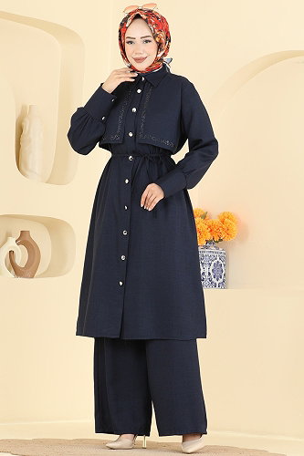 moda selvim Combined 24052UKB139 Navy Blue - Thumbnail