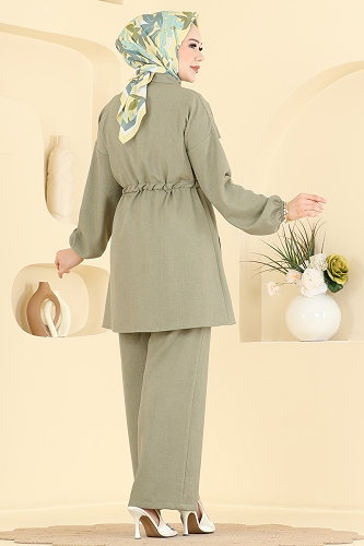 moda selvim Combined 24053UKB139 Almond Green - Thumbnail