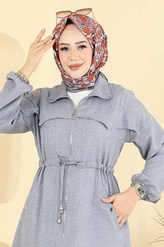 moda selvim Combined 24053UKB139 Gray - Thumbnail