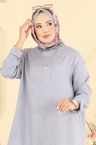 moda selvim Combined 24054UKBK1160 Gray - Thumbnail