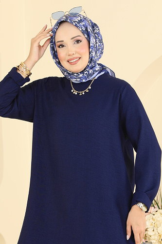 moda selvim Combined 24054UKBK1160 Light Navy Blue - Thumbnail