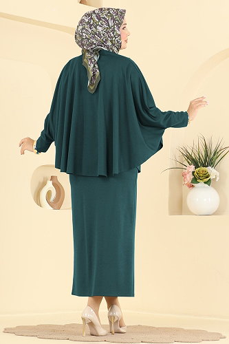 moda selvim Combined 24055UKBK1160 Petroleum - Thumbnail