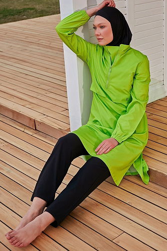 moda selvim 2407MRNK1139 Green - Thumbnail