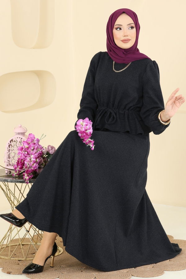 Modaselvim الاطقم طقم أسود 24080UKBK1160