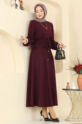 moda selvim Combined 24080UKBK1160 Burgundy - Thumbnail