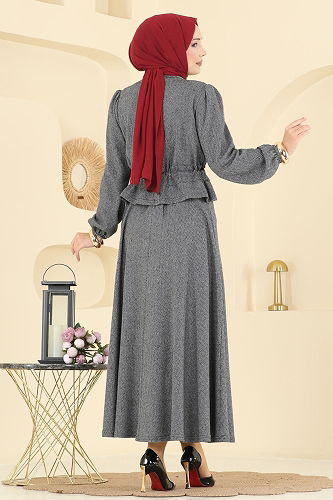 moda selvim Combined 24080UKBK1160 Gray - Thumbnail