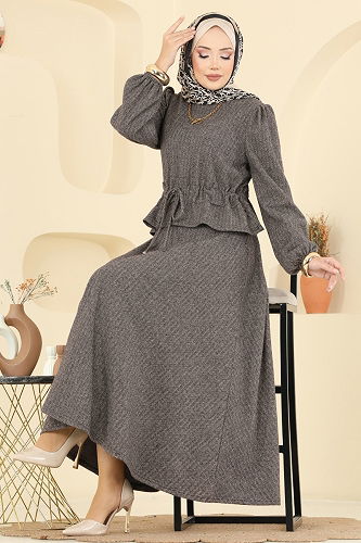 moda selvim طقم بيج 24080UKBK1160 - Thumbnail