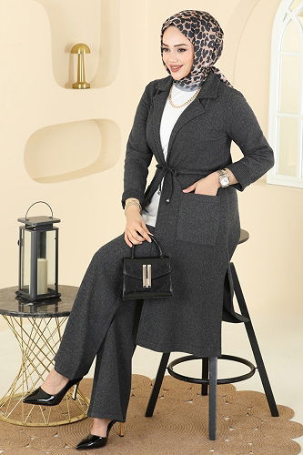 moda selvim Combined 24081UKBK1160 Anthracite - Thumbnail