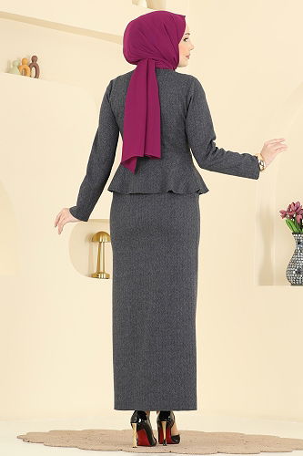 moda selvim Combined 24093UKBK1160 Anthracite - Thumbnail