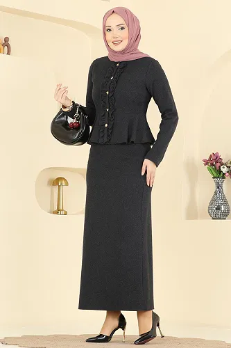 moda selvim Combined 24093UKBK1160 Black - Thumbnail