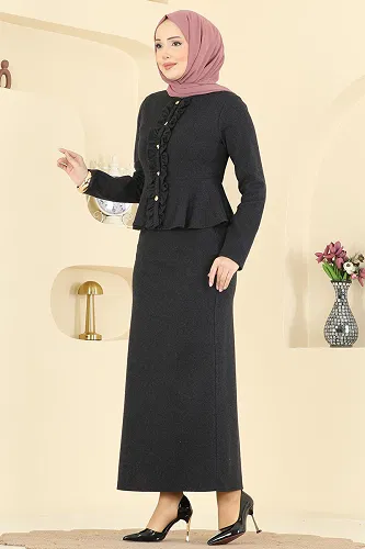 moda selvim Combined 24093UKBK1160 Black - Thumbnail