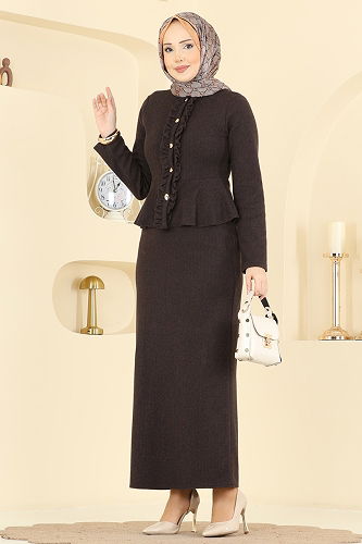 moda selvim Combined 24093UKBK1160 Brown - Thumbnail