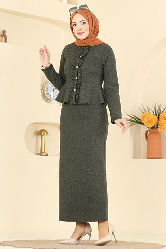 moda selvim Combined 24093UKBK1160 Khaki - Thumbnail