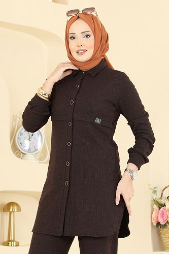 moda selvim Combined 24095UKBK1160 Brown - Thumbnail