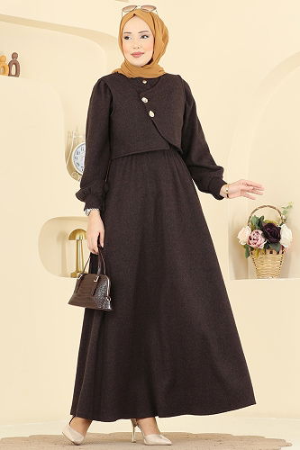 moda selvim Combined 24096UKBK1160 Brown - Thumbnail