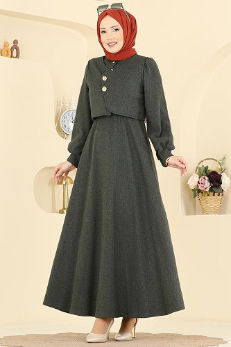 moda selvim Combined 24096UKBK1160 Khaki - Thumbnail