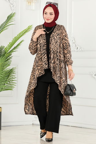 moda selvim COMBINED 240DVL817 Zebra & Black - Thumbnail