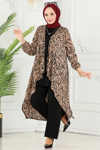 moda selvim COMBINED 240DVL817 Zebra & Black - Thumbnail