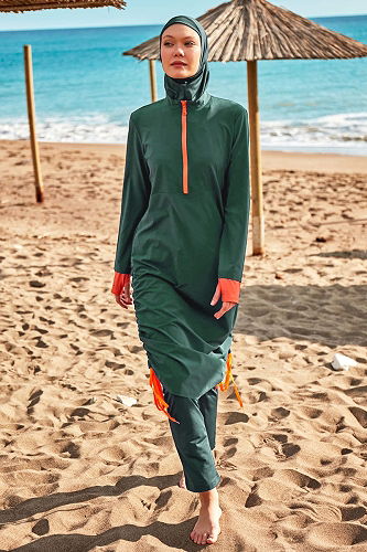 moda selvim اخضر عفني 2412MRNK1139 - Thumbnail