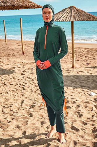 moda selvim اخضر عفني 2412MRNK1139 - Thumbnail