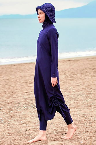 moda selvim كحلي 2415MRNK1139 - Thumbnail