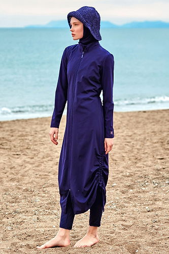 moda selvim كحلي 2415MRNK1139 - Thumbnail