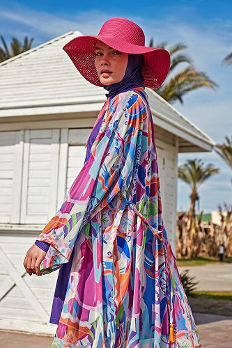 moda selvim 2424MRNK1139 Fuchsia - Thumbnail