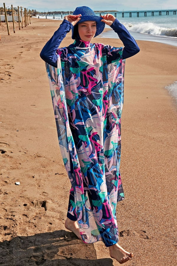 Modaselvim FULLY COVERED SWIMWEAR 2430MRNK1139 Navy Blue