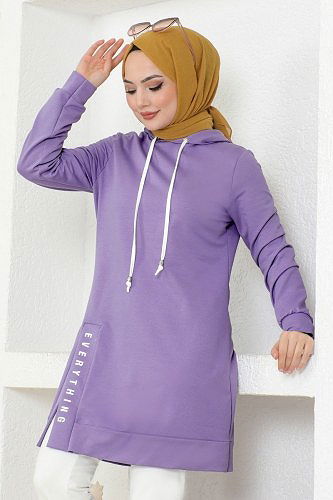 moda selvim Combined 2435SL432 Lila&Ekru - Thumbnail